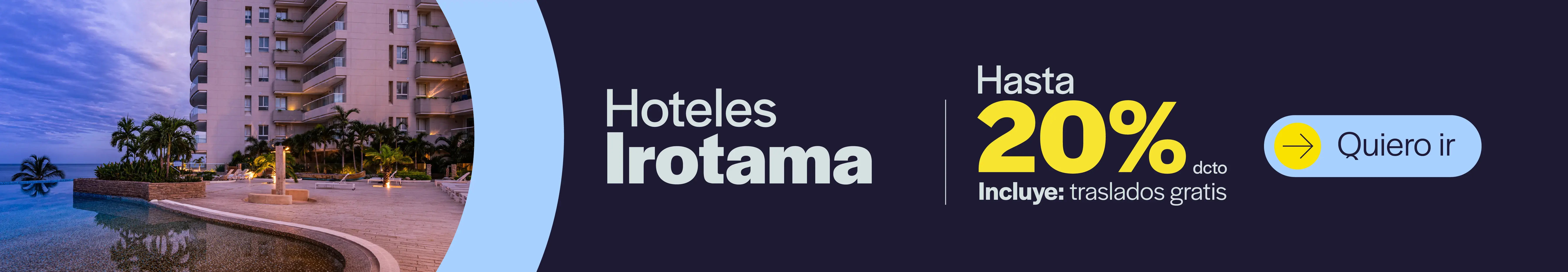 banner principal hoteles Irotama version escritorio