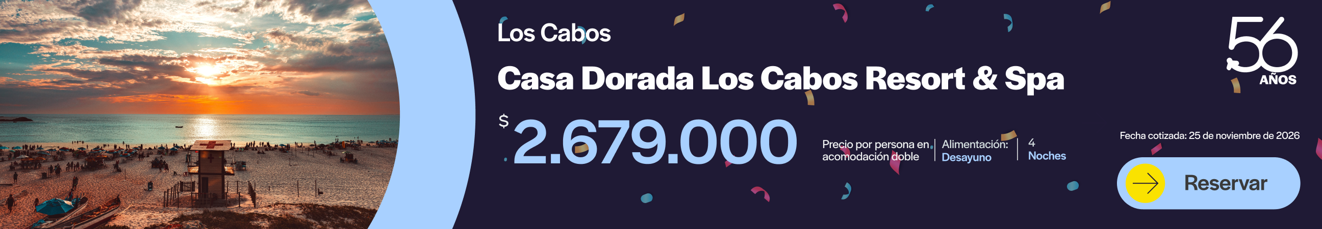 banner oferta hotel los cabos