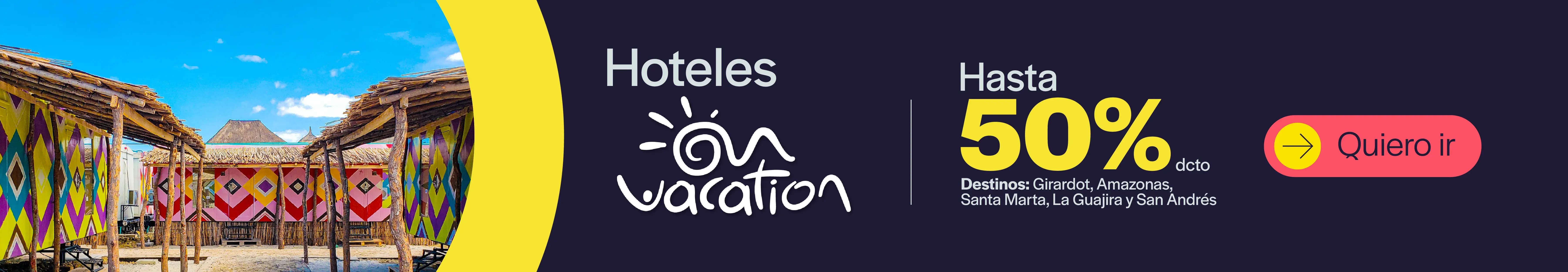banner principal hoteles On Vacation version escritorio