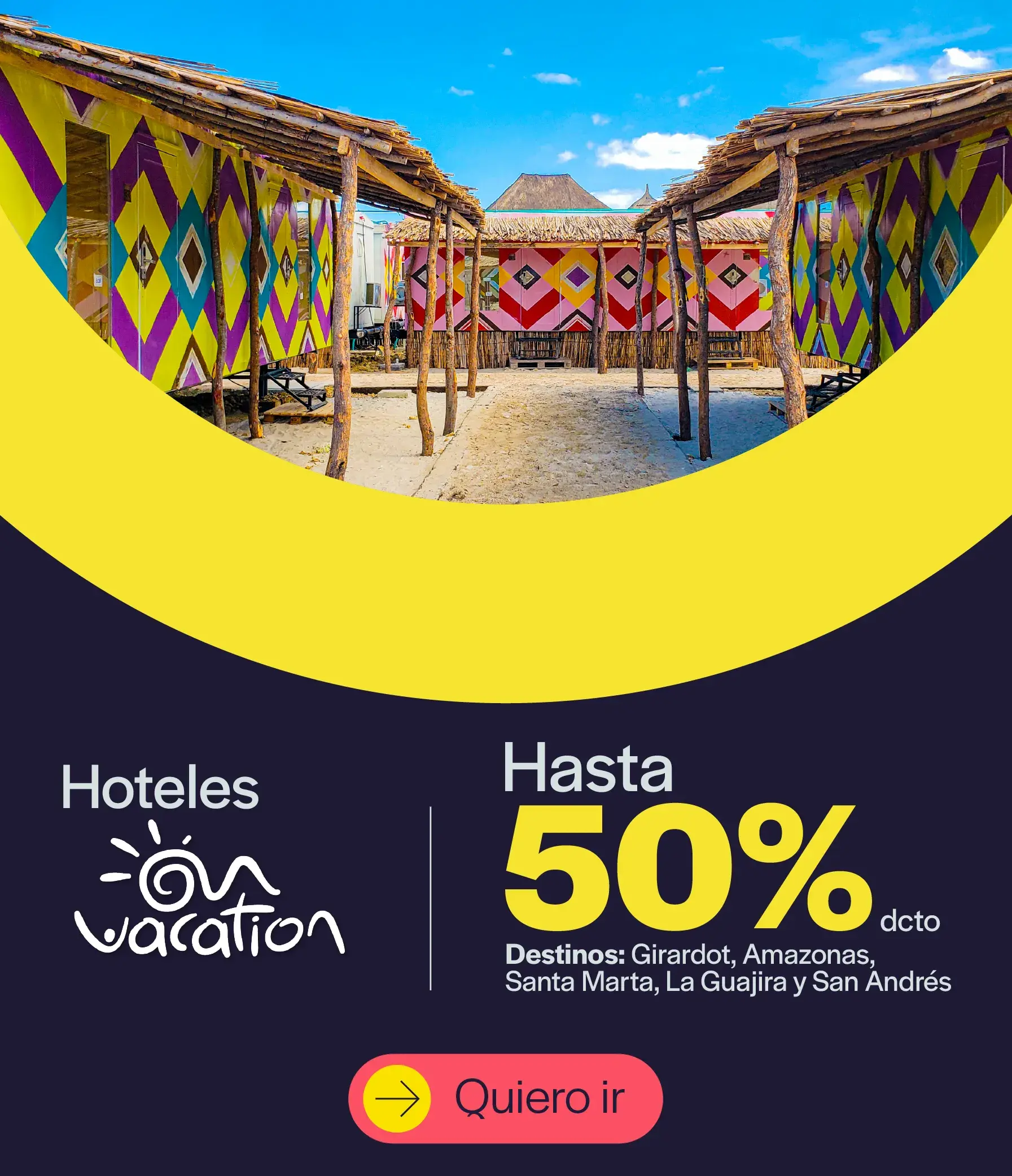 banner principal hoteles On Vacation version mobile