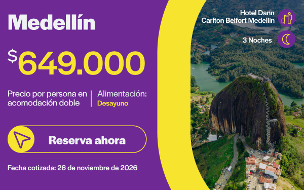 Oferta hotel del mes octubre medellin