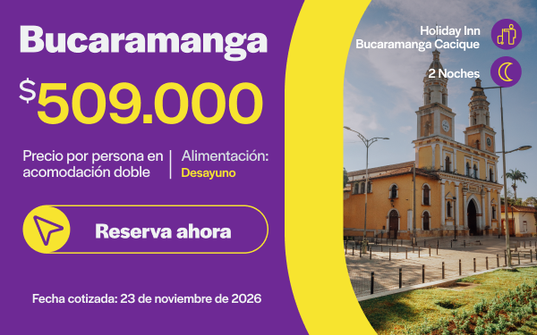 Oferta Bucaramanga hotel del mes septiembre